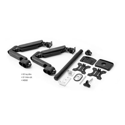 Giá đỡ màn hình đôi HyperWork P1 Dual HPW-DPA01