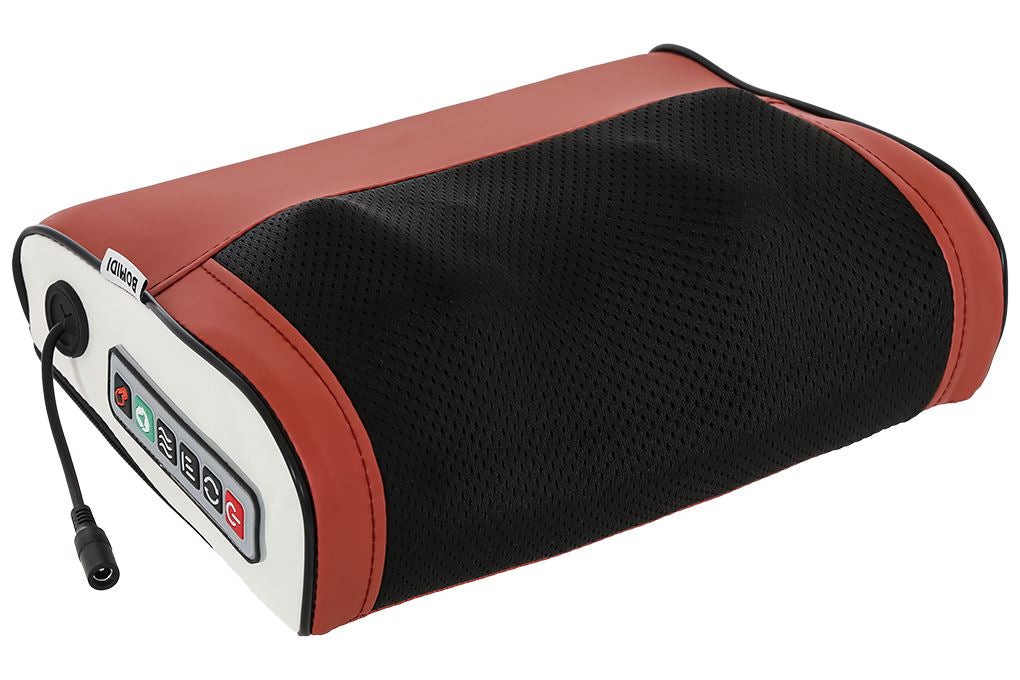 Gối massage Bomidi MP1 - Màu Đen Đỏ