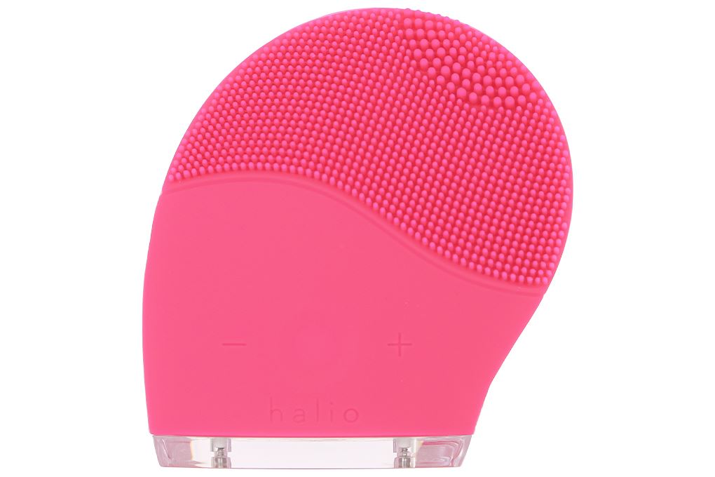 Máy rửa mặt và massage Halio Facial Cleansing & Massaging Device - Hot Pink (Màu Hồng)