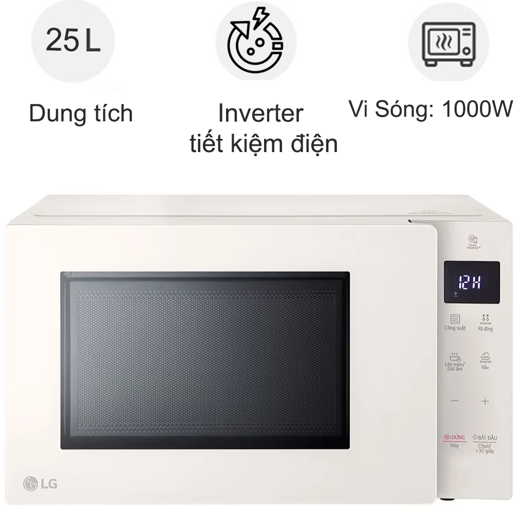 Lò vi sóng LG MS2535GIK.BSEPLVN