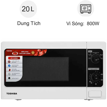 Lò vi sóng Toshiba ER-SM20(W1)VN - Hàng Chính Hãng - Bảo hành 12 tháng
