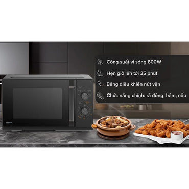 Lò vi sóng Toshiba MW3-MM25PE(SV) 25 lít, công suất 800W