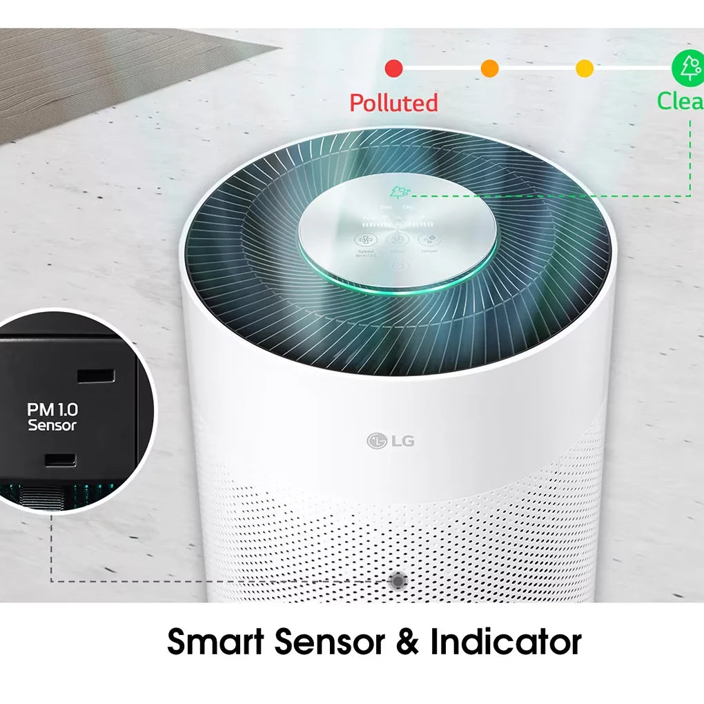 Máy lọc khí PuriCare 360 HIT Hệ thống lọc đa màng Màu nâu AS60GHWG0 - Hàng Chính Hãng