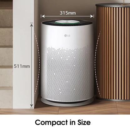 Máy lọc khí PuriCare 360 HIT Hệ thống lọc đa màng Màu nâu AS60GHWG0 - Hàng Chính Hãng