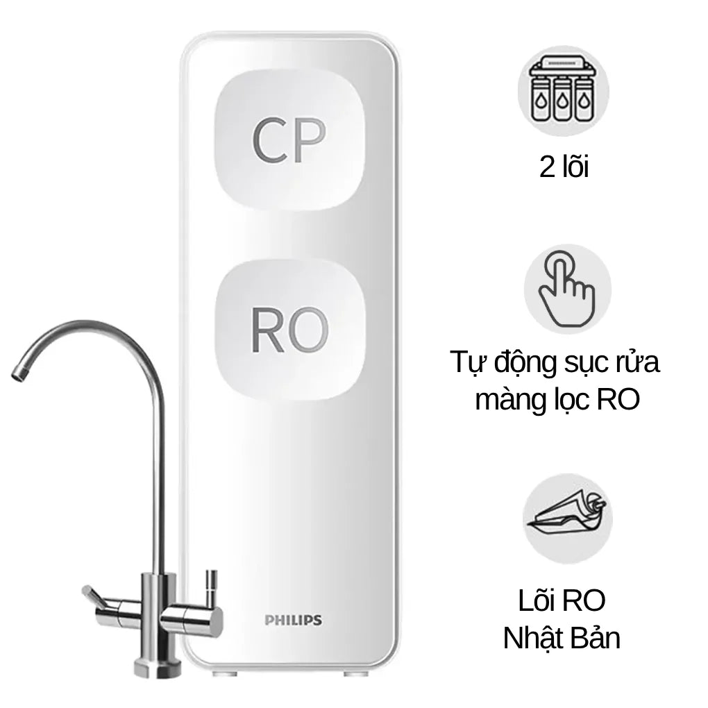 [Miễn phí lắp đặt] Máy lọc nước RO Philips AUT3015/74 - Hàng Chính Hãng - Bảo Hành 24 tháng