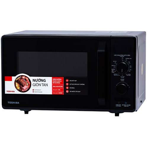 Lò vi sóng Toshiba MW2-AG24PC(BK) - Hàng Chính Hãng - Bảo Hành 12 tháng