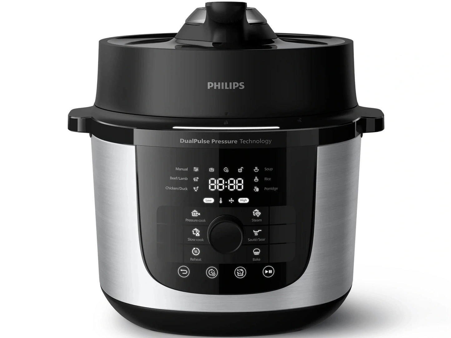Nồi áp suất đa năng Philips HD2616/70 dung tích 6L - Hàng Chính Hãng