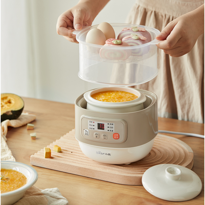 Nồi nấu chậm đa năng 0.8L Bear DDZ-A08T8, Bảo Hành 18 Tháng - Hàng Chính Hãng