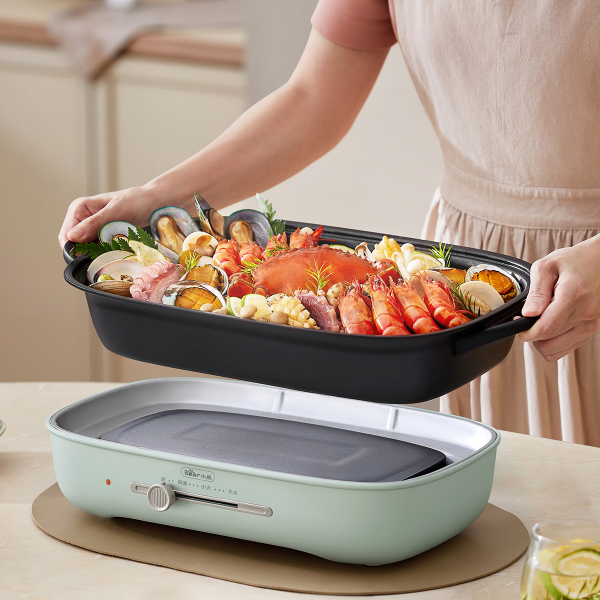 Nồi nấu đa năng Bear DHG-D50T1, Bảo Hành 18 Tháng - Hàng Chính Hãng