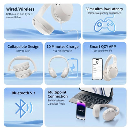 Tai nghe Bluetooth chụp tai QCY H3 Lite