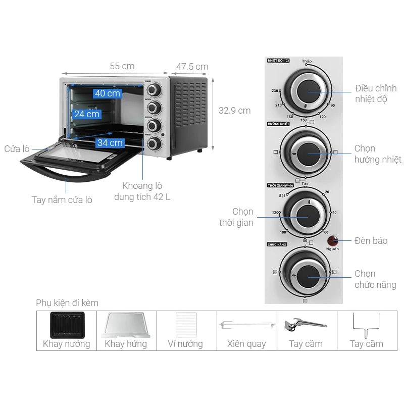 Lò nướng Galanz 42L KWS2042LQ-H8UK