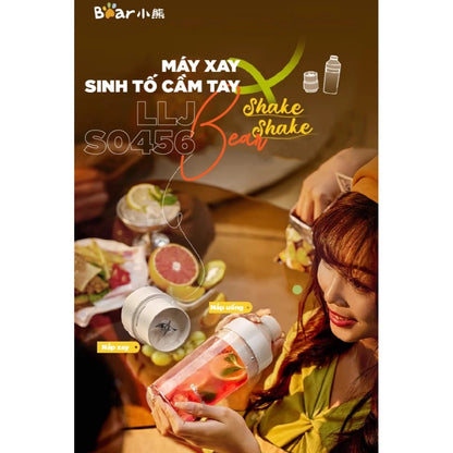 Máy xay sinh tố cầm tay Bear BL-4H04A, Bảo Hành 18 Tháng - Hàng Chính Hãng