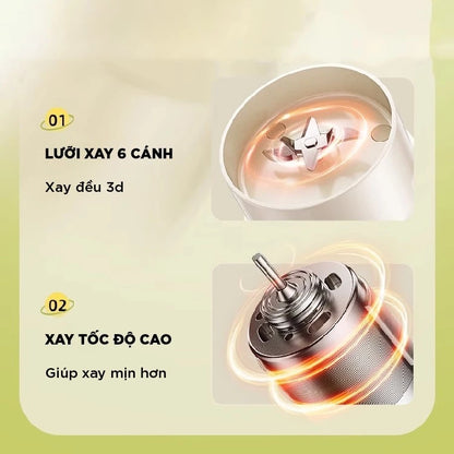 Máy xay sinh tố cầm tay Bear BL-4H04A, Bảo Hành 18 Tháng - Hàng Chính Hãng