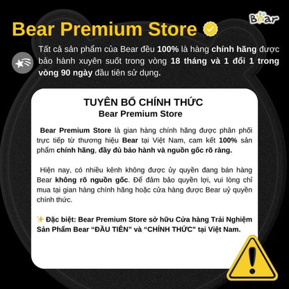 Nồi cơm điện Bear RC-4H30S, Bảo Hành 18 Tháng - Hàng Chính Hãng