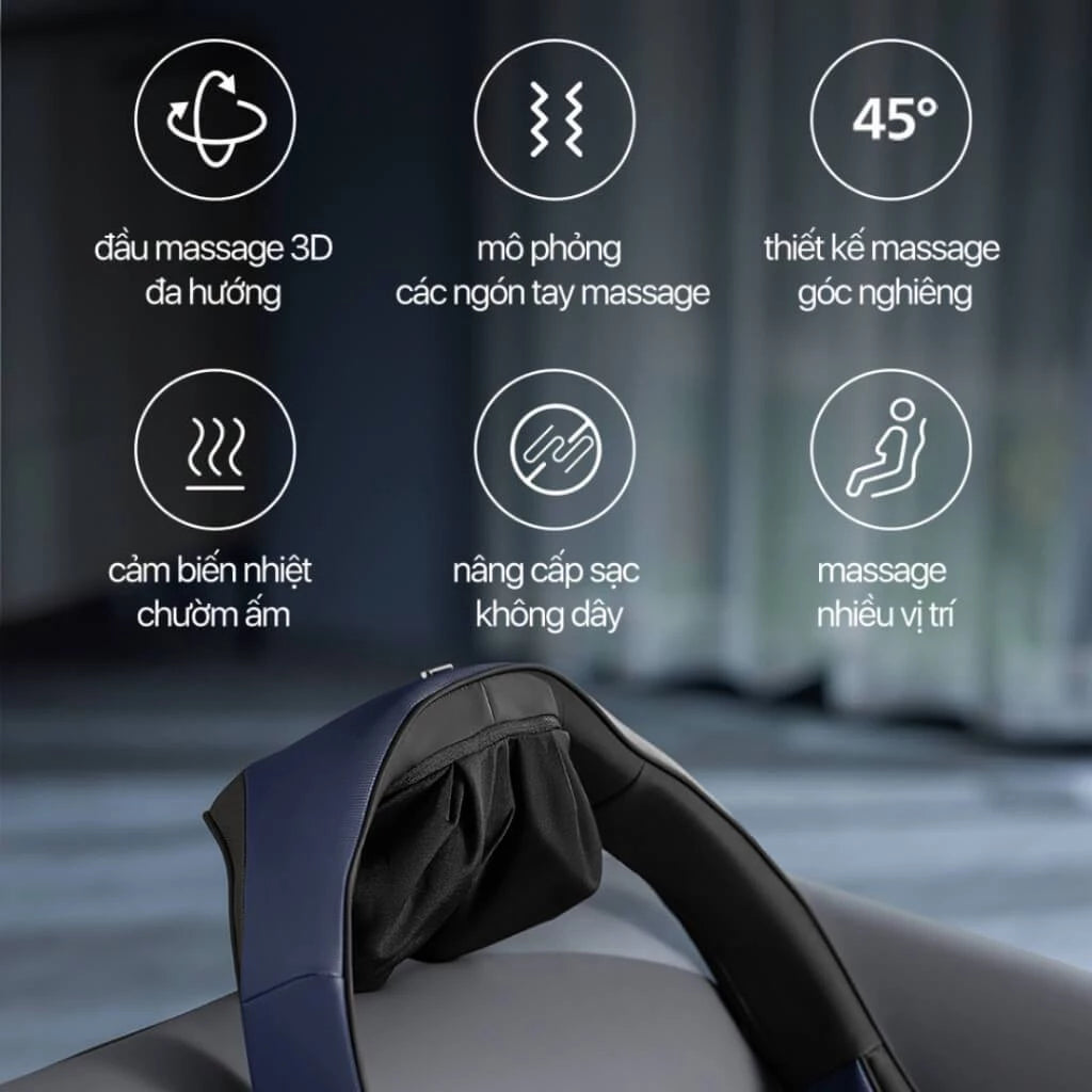 Đai choàng massage cổ vai lưng Philips PPM3522