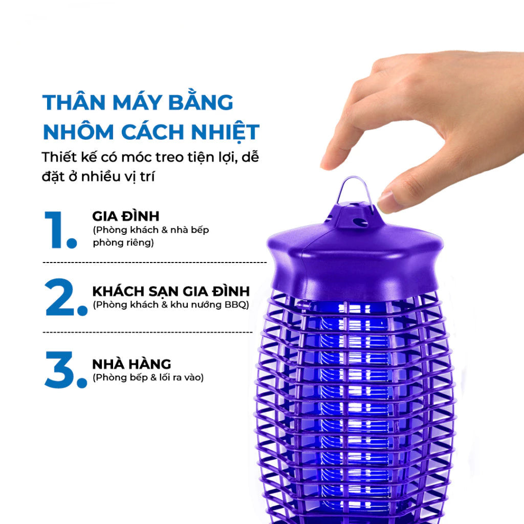 Đèn bắt muỗi hoạt động bằng điện 3W UMBV-3WL - Hàng Chính Hãng