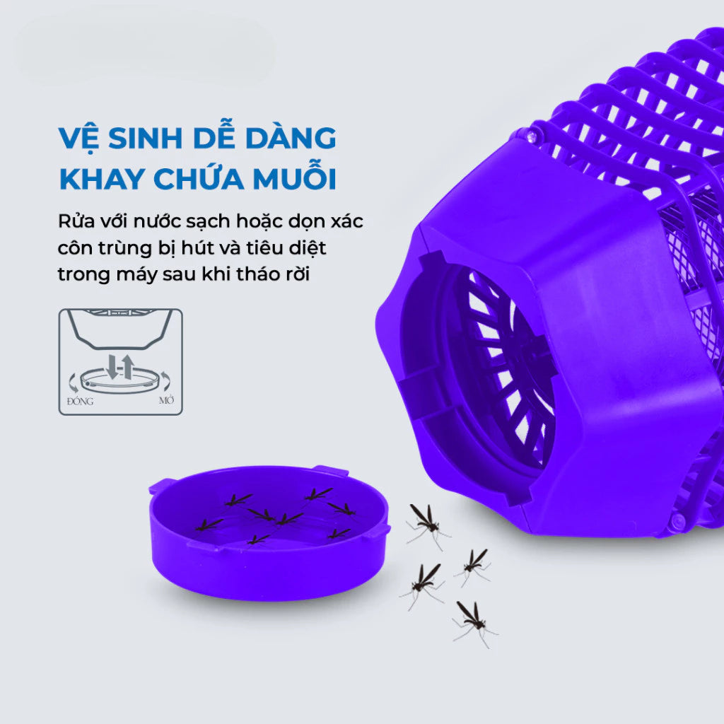Đèn bắt muỗi hoạt động bằng điện 3W UMBV-3WL - Hàng Chính Hãng