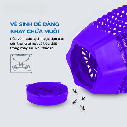 Đèn bắt muỗi hoạt động bằng điện 3W UMBV-3WL - Hàng Chính Hãng