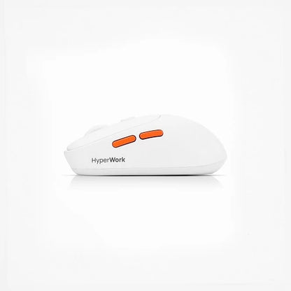 Chuột không dây HyperWork Silentium Mini HPW-MS01M Màu Đen - Trắng - Xanh - Hàng chính hãng - Bảo hành 12 tháng