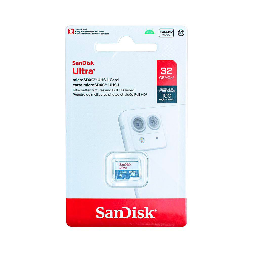 Thẻ Nhớ MicroSDHC SanDisk Ultra 32GB SDSQUNR-032G-GN3MN