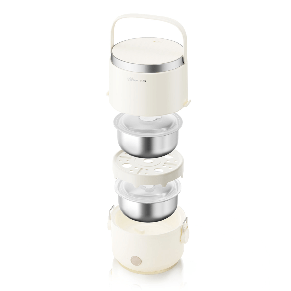 Hộp cơm điện cầm tay 1.5L BEAR LB-4H15W (DFH-C15D2), Bảo Hành 18 Tháng - Hàng Chính Hãng