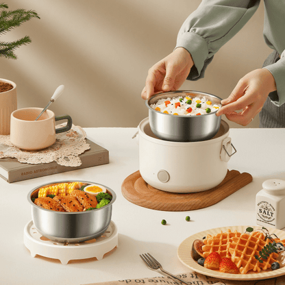 Hộp cơm điện cầm tay 1.5L BEAR LB-4H15W (DFH-C15D2), Bảo Hành 18 Tháng - Hàng Chính Hãng