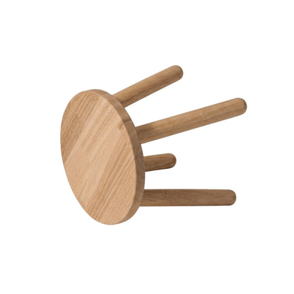 Ghế đẩu tròn o24 màu teak
