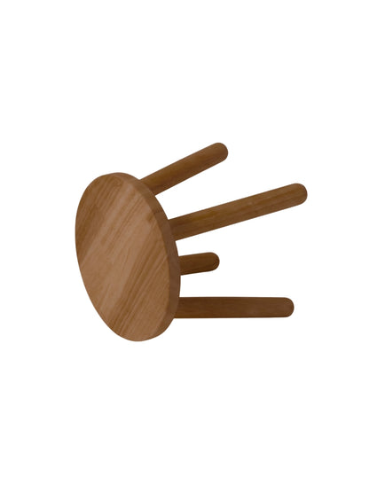 Combo 2 Ghế đẩu tròn o24 màu walnut