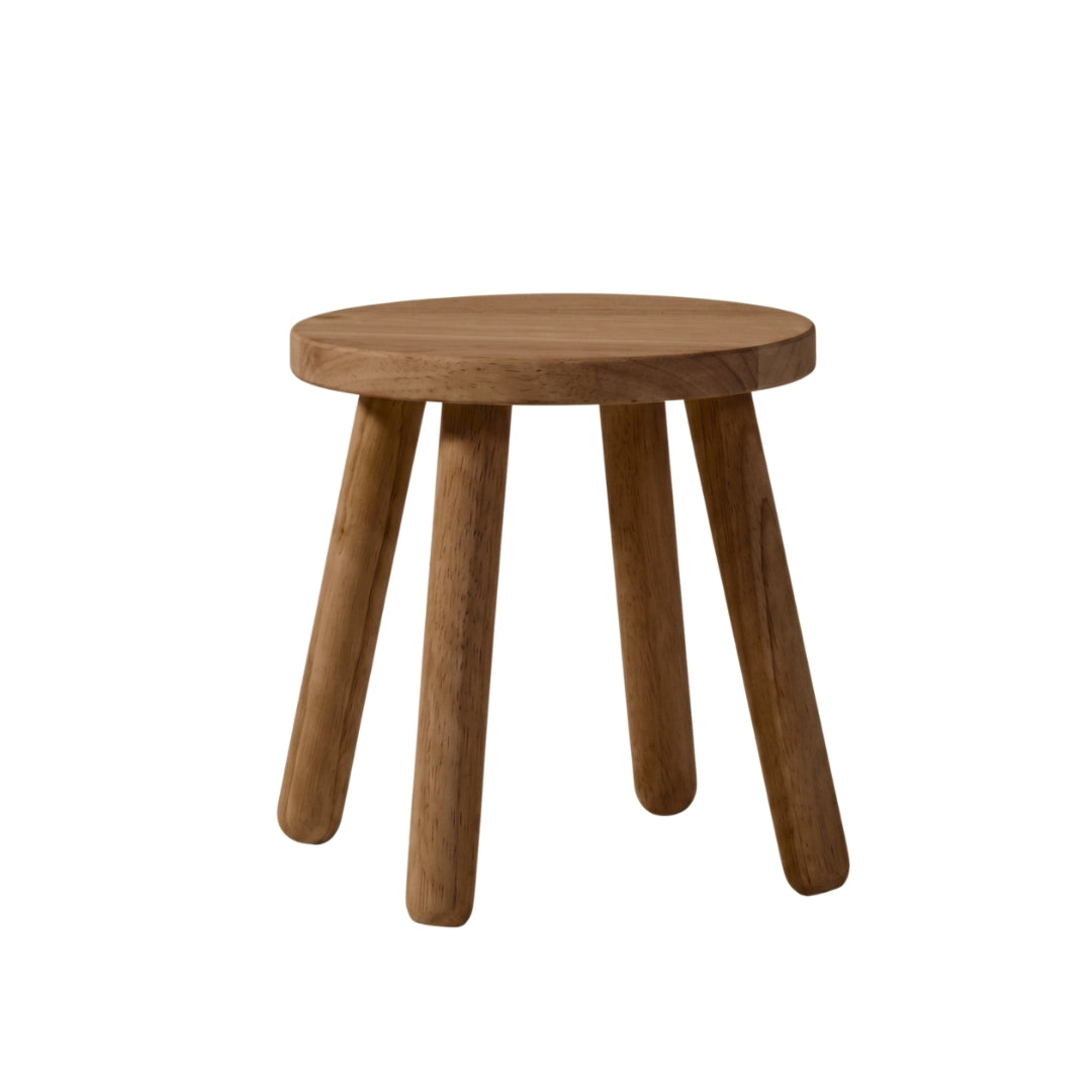Ghế đẩu tròn o24 màu walnut