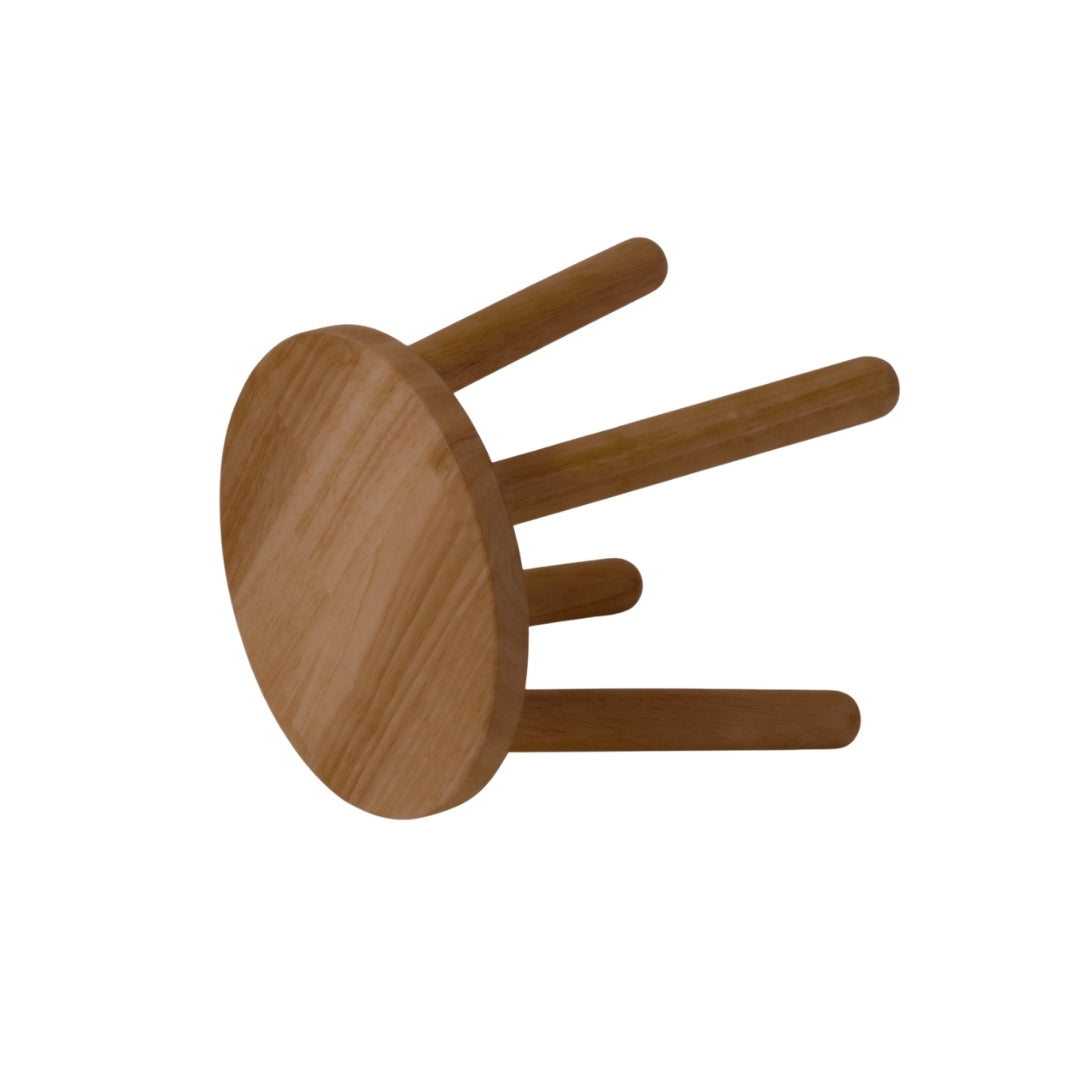 Ghế đẩu tròn o24 màu walnut