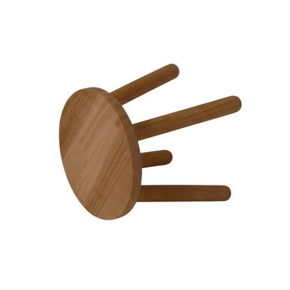 Ghế đẩu tròn o24 màu walnut