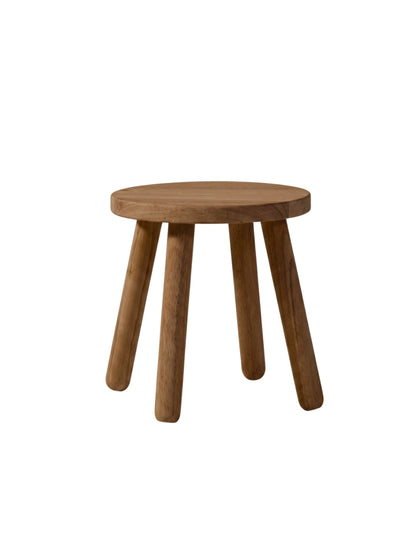 Combo 2 Ghế đẩu tròn o24 màu walnut