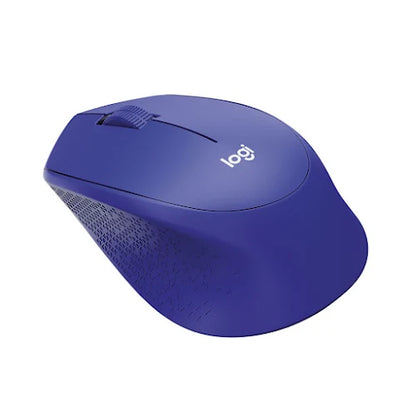 Chuột vi tính không dây Logitech M331 Đen - xanh dương - Đỏ