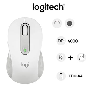 Chuột Logitech M650L Đen, Trắng
