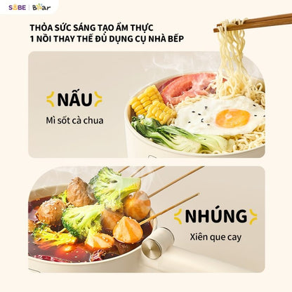 Nồi điện đa năng Bear MC-4H16G, Bảo Hành 18 Tháng - Hàng Chính Hãng