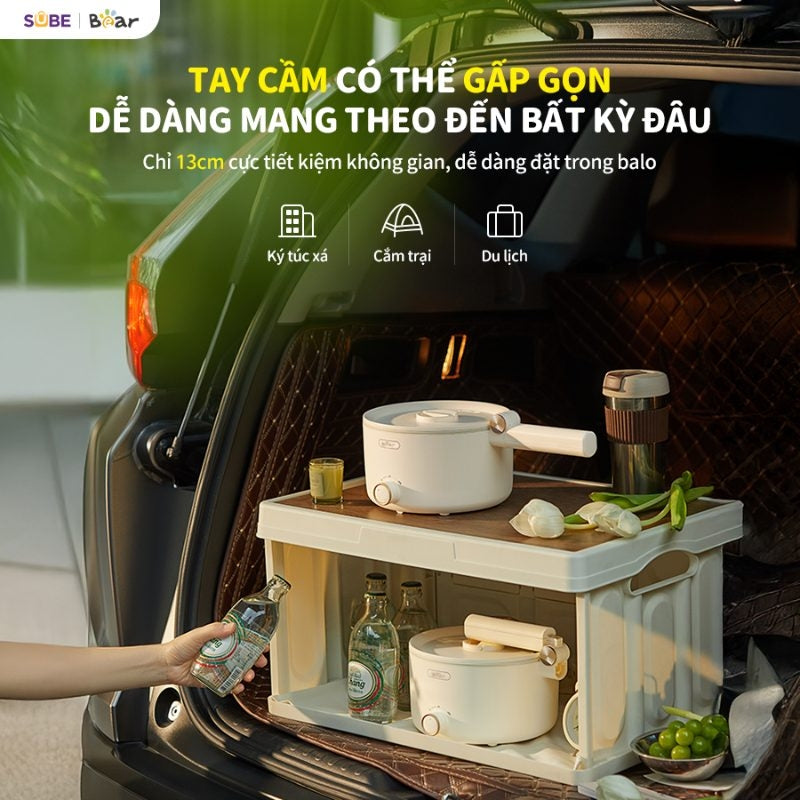 Nồi điện đa năng Bear MC-4H16G, Bảo Hành 18 Tháng - Hàng Chính Hãng