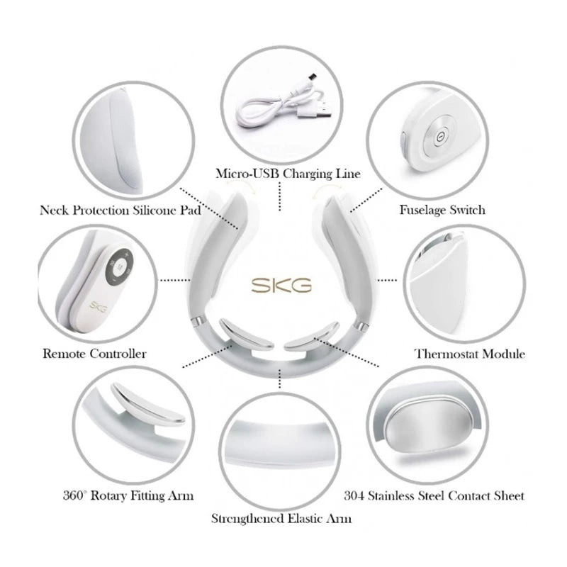 Máy massage cổ SKG 4098E - Hàng Chính Hãng