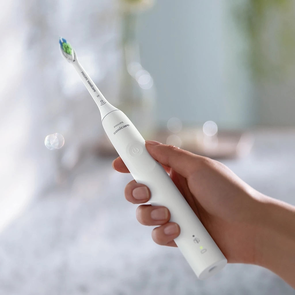 Bàn chải đánh răng điện Philips Sonicare HX3671/23/54 Đen - Trắng  - Hàng Chính Hãng - Bảo Hành 24 tháng
