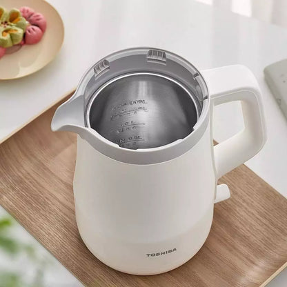 Ấm siêu tốc chống tràn Toshiba KT-15DRTVN(W) - Hàng Chính Hãng - Bảo Hành 12 tháng