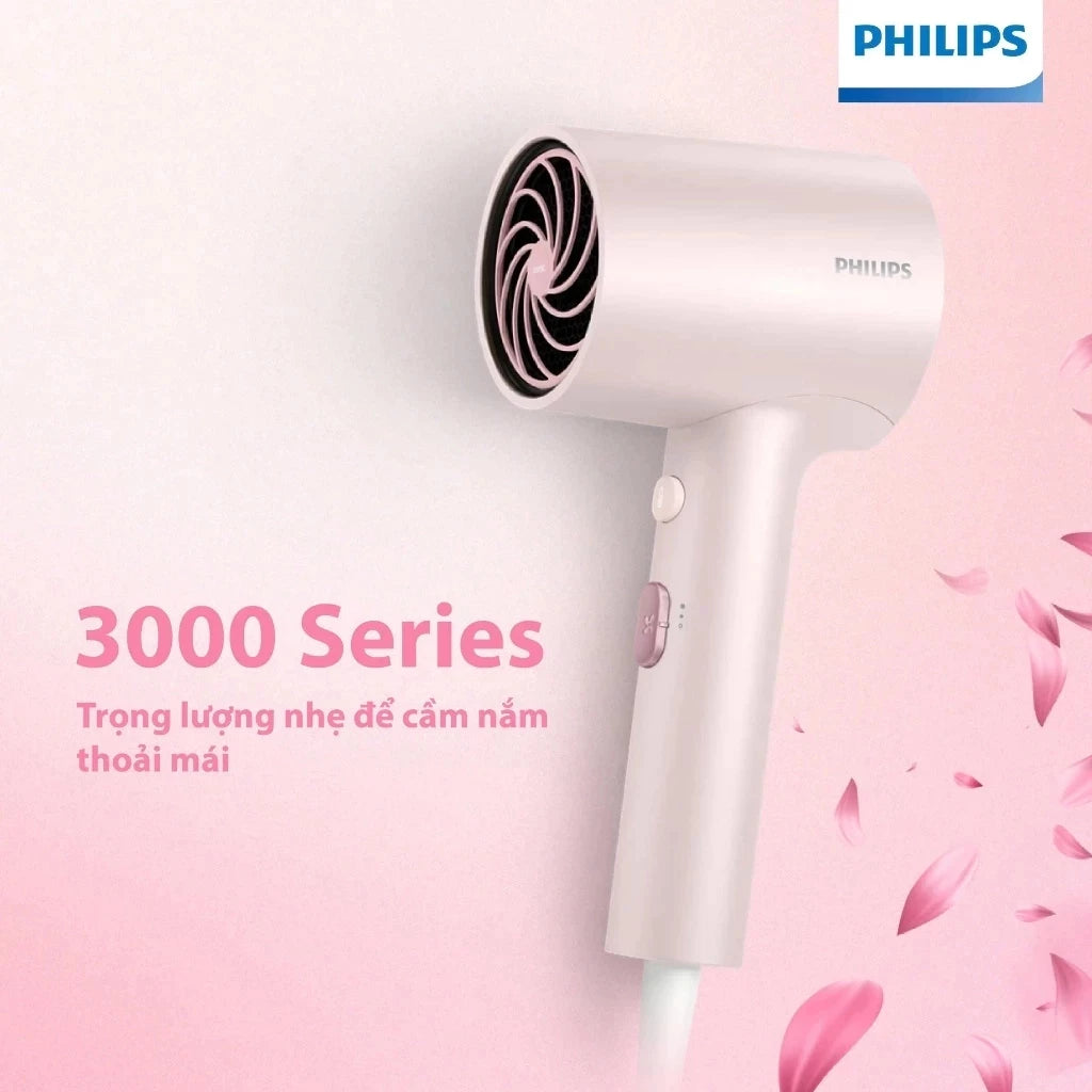 Máy sấy tóc BHD 321/00 xám - BHD 321/50 Hồng - Hàng chính hãng - Bảo hành 24 tháng