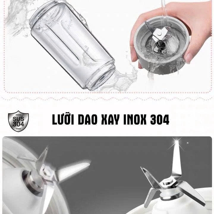 Máy xay sinh tố cầm tay Bear BL-4H04M, Bảo Hành 18 Tháng - Hàng Chính Hãng
