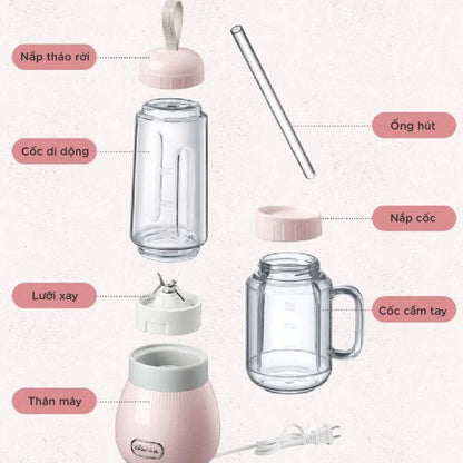 Máy xay sinh tố cầm tay Bear BL-4H04M, Bảo Hành 18 Tháng - Hàng Chính Hãng
