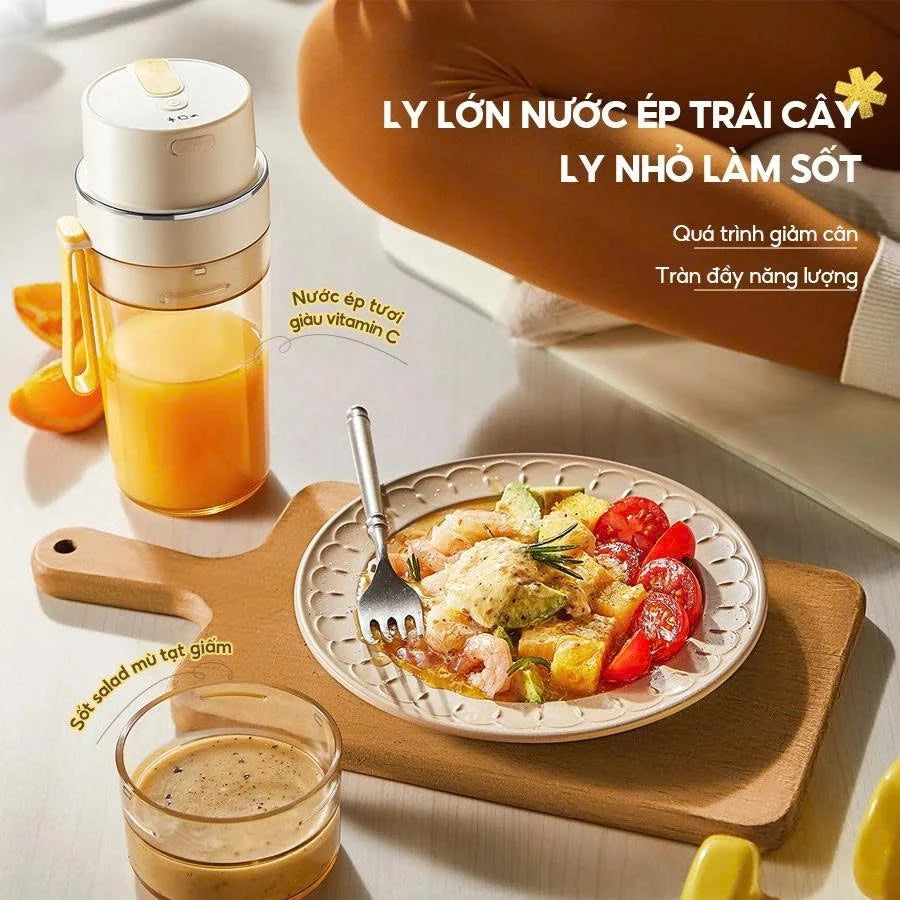 Máy xay sinh tố cầm tay Bear BL-4H05Z, Bảo Hành 18 Tháng - Hàng Chính Hãng
