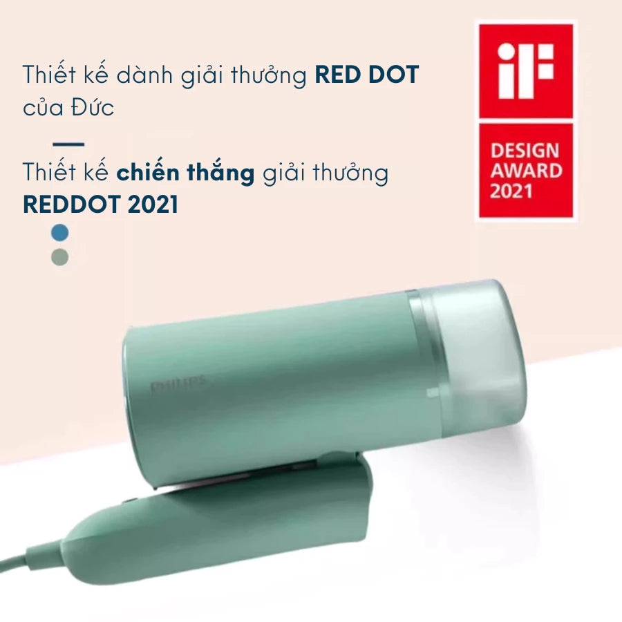 Bàn ủi hơi nước cầm tay PHILIPS STH3010/70 - Hàng Chính Hãng - Bảo Hành 24 tháng