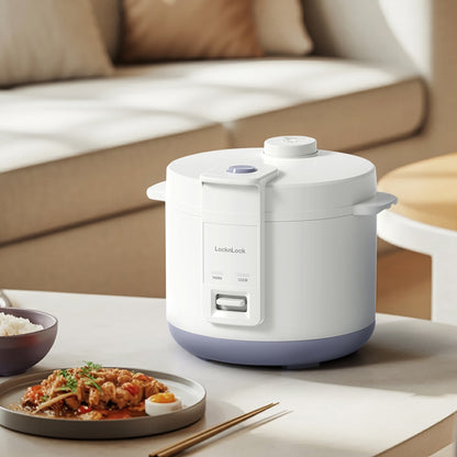 EJR442IVY Nồi cơm điện Locknlock One-switch rice cooker 220V, 50Hz, 650W,1.5L- Màu ngà