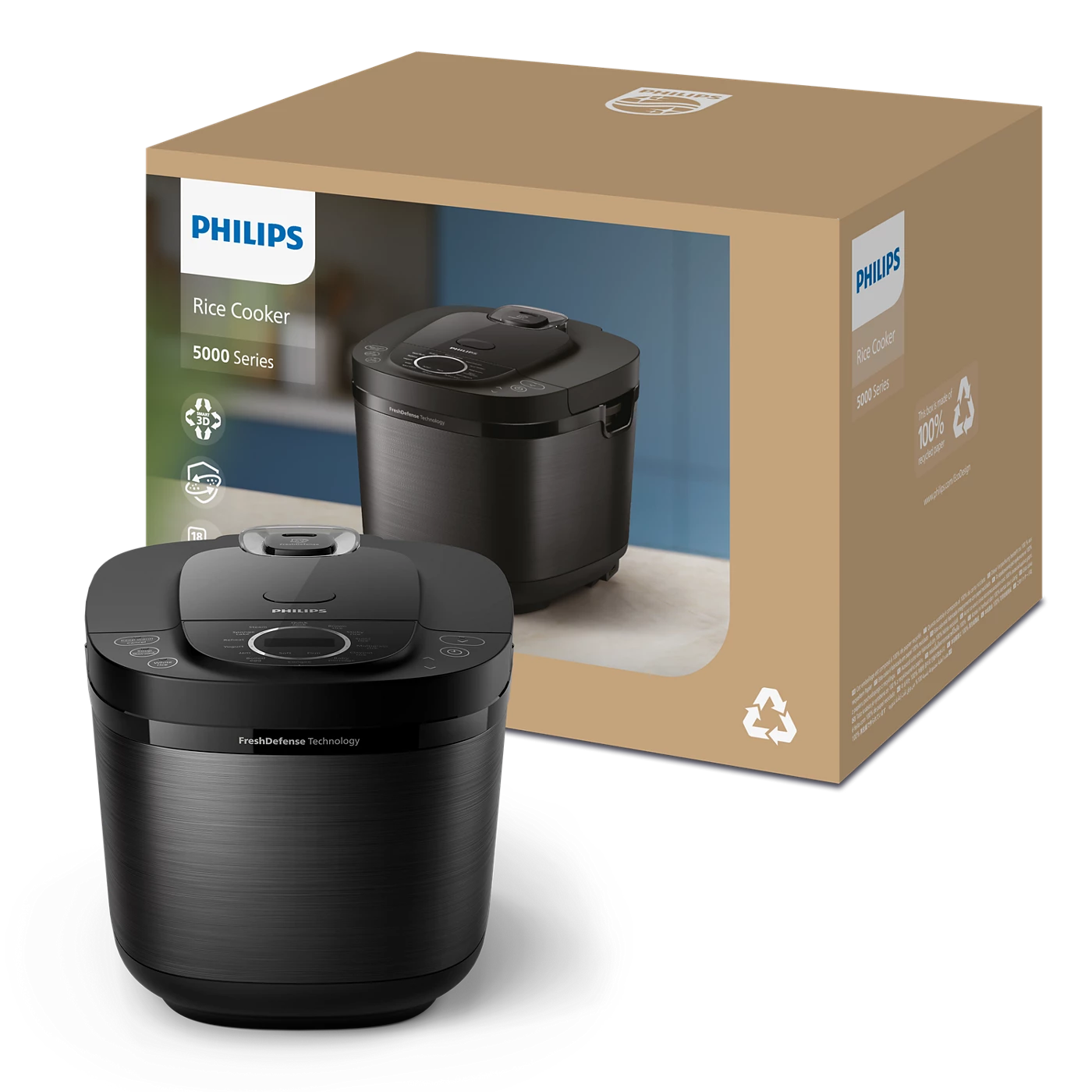 Nồi cơm điện Philips HD4814/31 - Hàng Chính Hãng - Bảo Hành 24 tháng