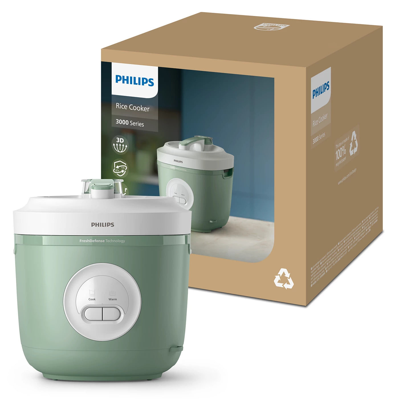 Nồi Cơm Điện Philips HD3212/32 - Hàng Chính Hãng - Bảo Hành 24 tháng