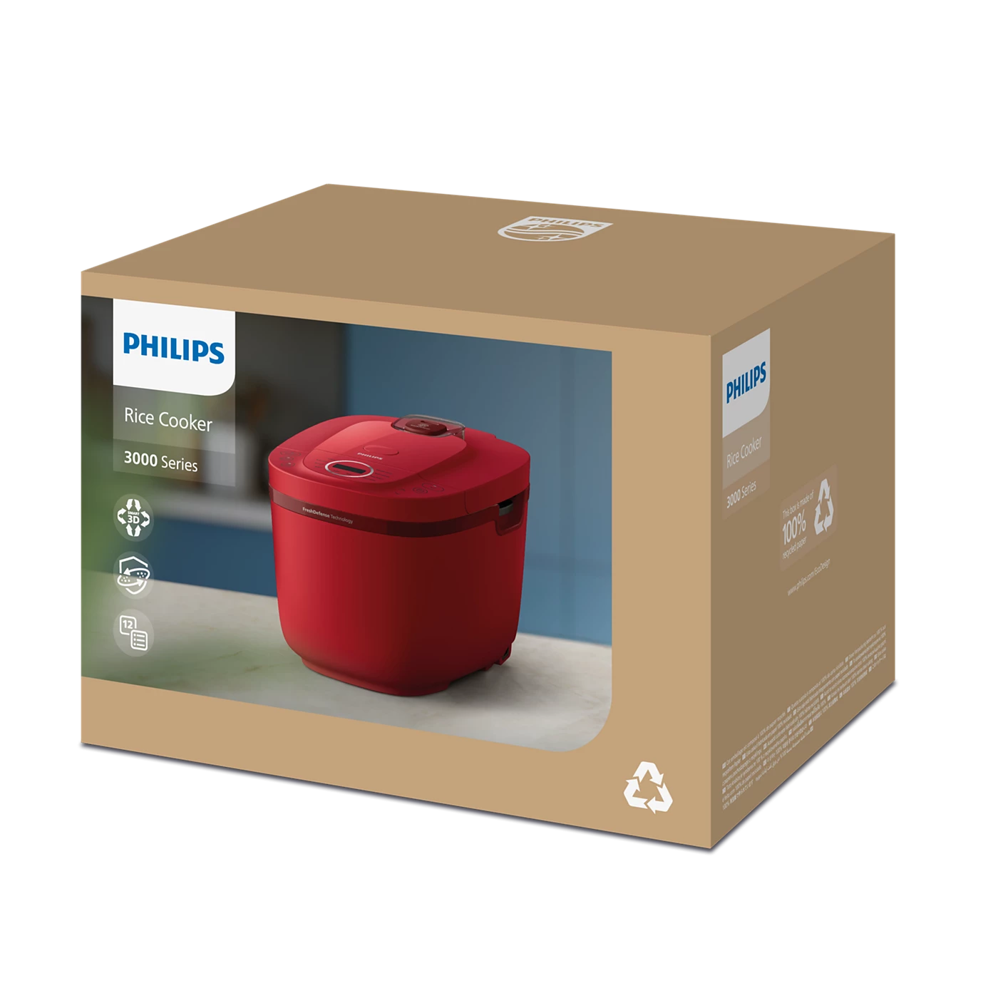 Nồi cơm điện Philips HD4719/32 - Hàng Chính Hãng - Bảo Hành 24 tháng