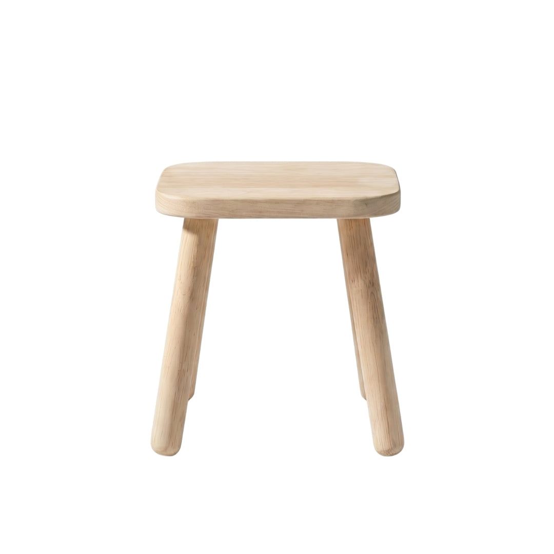 Ghế đẩu vuông D24 màu teak