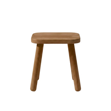 Ghế đẩu vuông D24 màu walnut